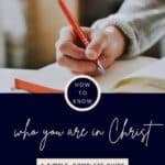 How to know who you are in Christ pin image