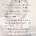 Who I am in Christ affirmations quote pin 2