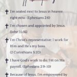 Who I am in Christ affirmations quote pin 3