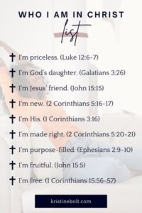 9 Important But Forgotten Traits [Who I Am In Christ List]