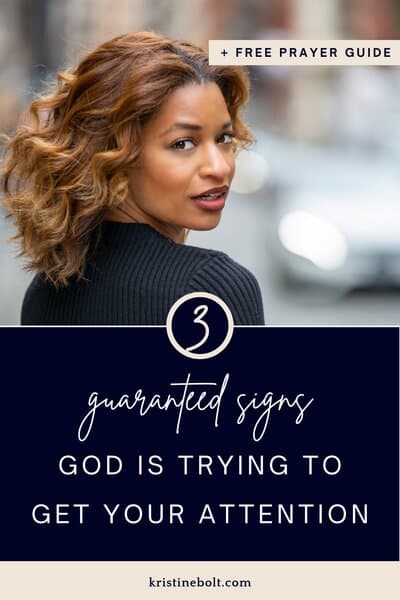 Signs God is trying to get your attention pin image
