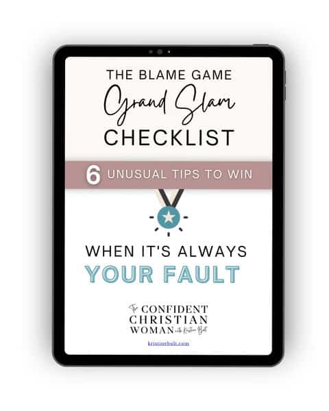 Blame Game Grand Slam checklist