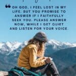 Prayer for feeling lost quote pin