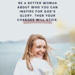 How to be a better woman quote pin