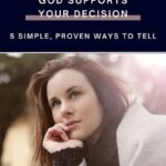How to know if God supports your decision pin image