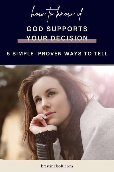 How to know if God supports your decision pin image