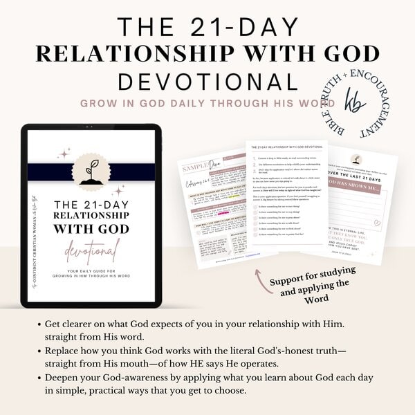 Relationship with God devotional