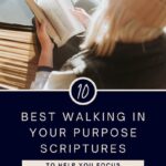 Walking in your purpose scriptures pin image