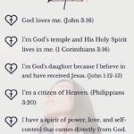 What does God say about me quote pin